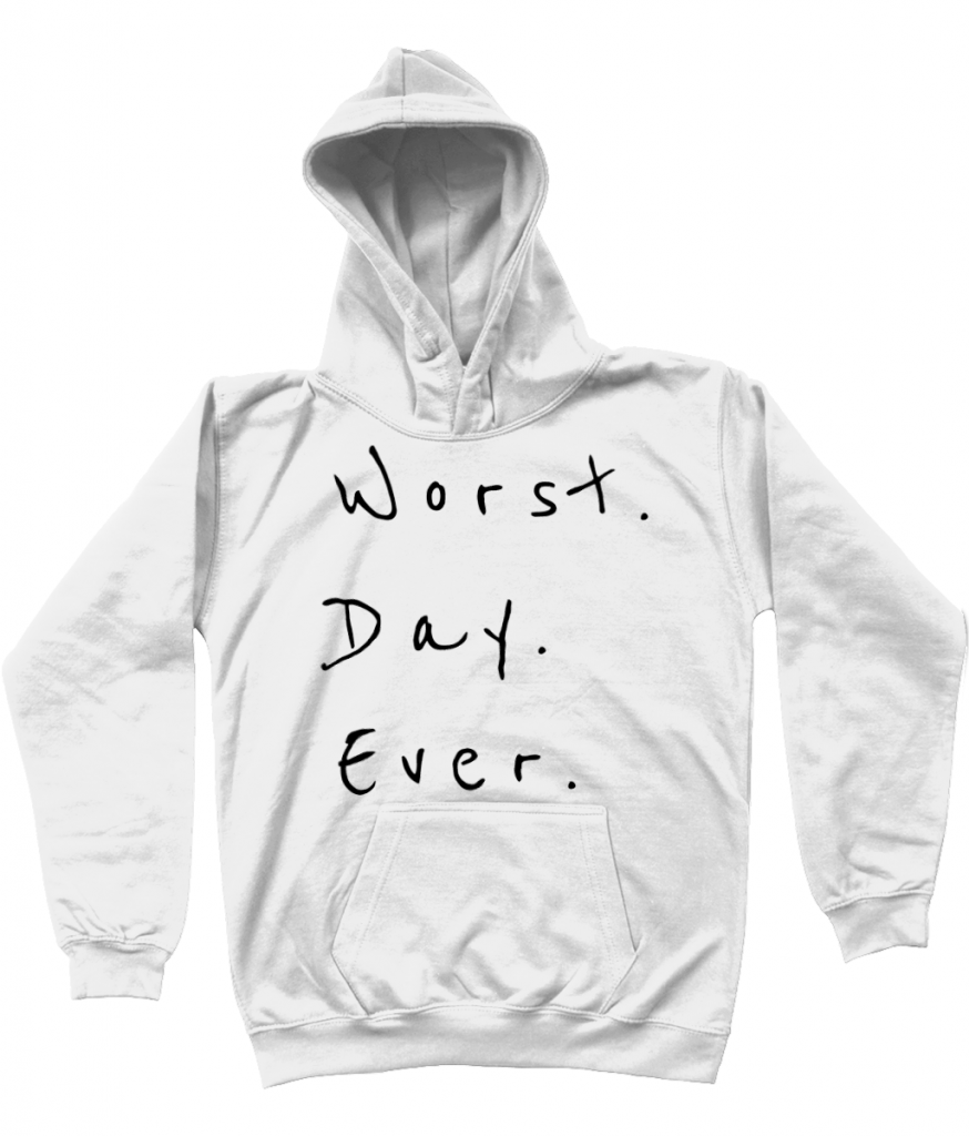 Download AWDis Kids Hoodie Worst.Day.Ever. - LUCA JAMES CLOTHES