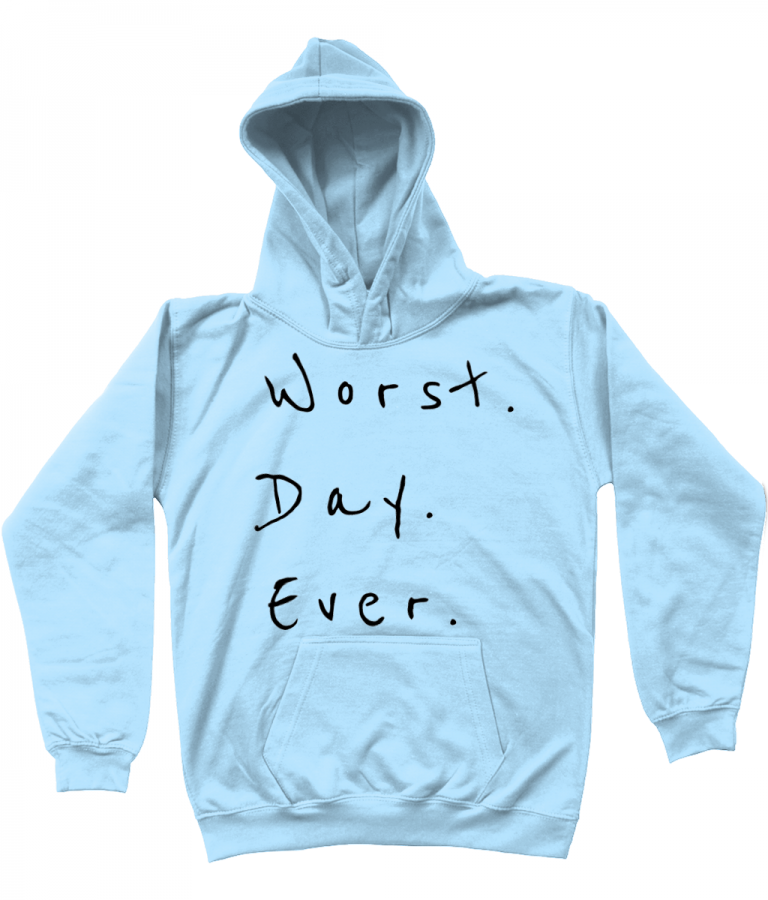 Download AWDis Kids Hoodie Worst.Day.Ever. - LUCA JAMES CLOTHES