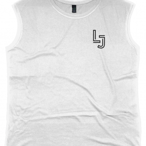 EP43 Women's Tencel Blend Sleeveless Top LJ Logo Small B/W