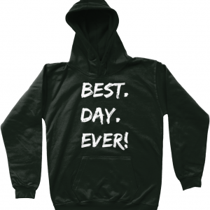 AWDis Kids Hoodie BESTDAYEVER White